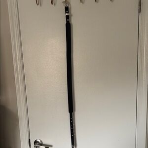 Black Genuine Leather Belt. Size 28.